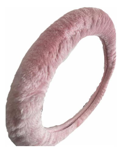 Cubre Volante Rosa Peluche+ C/ Cint.+ C/ Palanca- Femenino 1