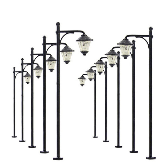 Lym10cn Ferrocarril De Modelo 10pcs Led Farola Calle Lámpara 0