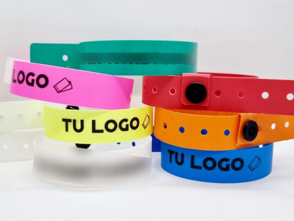 Pulseras Plasticas Precintos De Pvc Lisas X 150 1