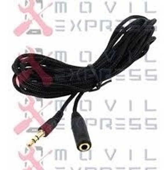 Cable Audio Alargue Auricular Auxiliar 5 Metros Jack 3.5 1