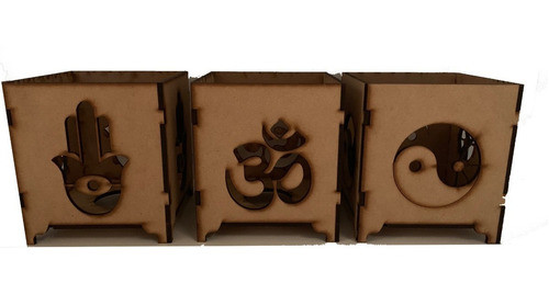 Fanal Porta Velas Láser X 5 Unidades 0