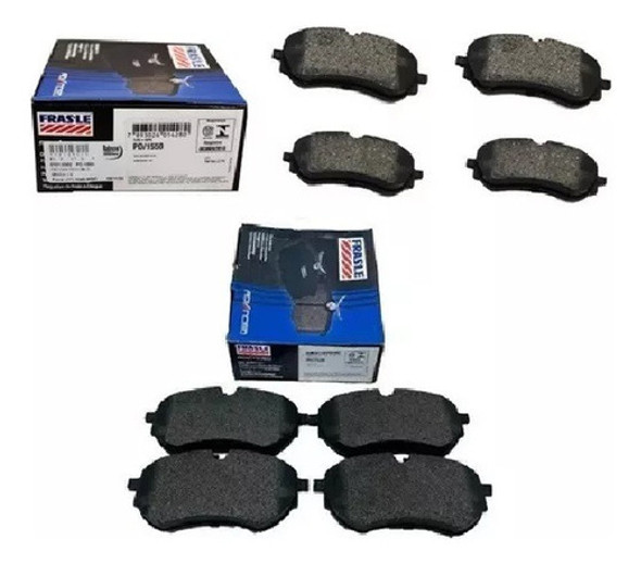Kits Pastillas De Freno  Delanteras  Y Traseras Toyota Sw4 0