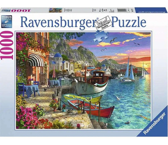 Puzzle Grecia Grandiosa 1000 Piezas- Ravensburger 0