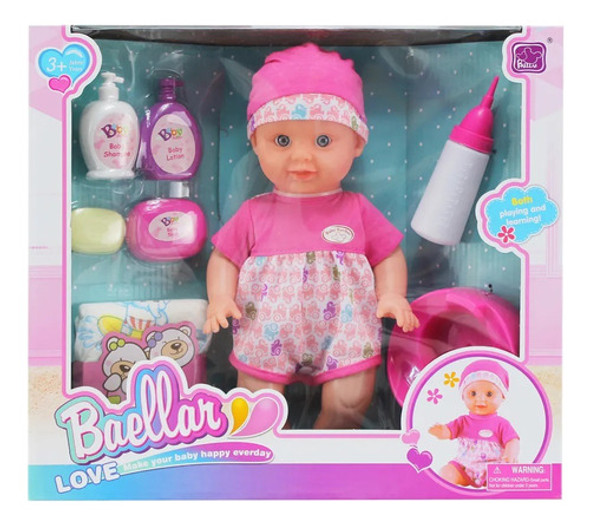 Muñecos Bebotes Bebe 30cm Con Pañal - Baellar 0