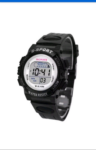 Reloj P/ñiños Led Digital Dia/mes/cronómetro/luz 1