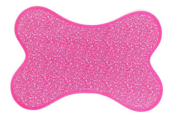 Tapete Para Pet Rosa Flor 22x16cm 0 Tapete Para Pet Rosa Flor 22x16cm 0