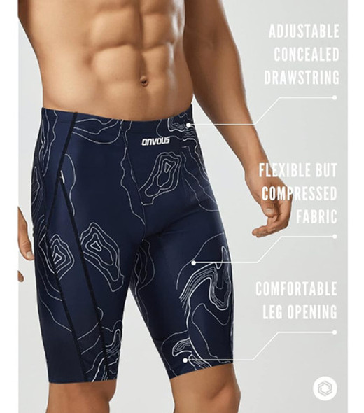 Onvous Watermans Swim Jammer Para Hombres | Traje De Baño De 1
