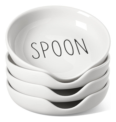 Cucharas De Cerámica Blanco Ostra Para Cocina, 13 Cm, Juego 0