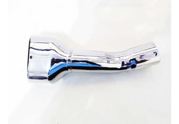 Puntera De Escape Cromada 25cm Curva 1