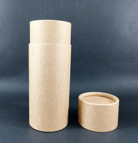 Tubo Kraft, Ecológico, Biodegradable 4.5*12cm (pack 5 Unid) 1