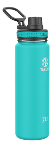 Takeya Actives Botella Agua Acero Inoxidable 24oz Océano 0 Takeya Actives Botella Agua Acero Inoxidable 24oz Océano 0