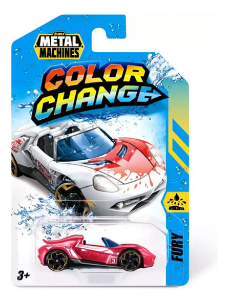Metal Machines Zuru Vehiculo Fury Rosa 67100 0