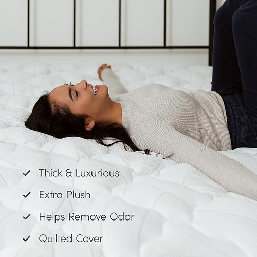 Eluxurysupply Almohadilla De Colchón Con Infusión De Cobre | 1
