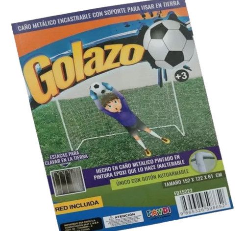 Juego Arco De Futbol Faydi Fd15222h 0