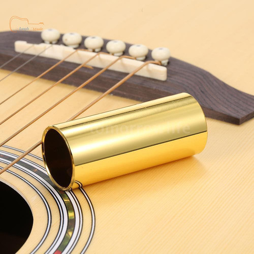 Slide Violão Guitarra Dourado Aço - Loja Jarbas Instrum. 1