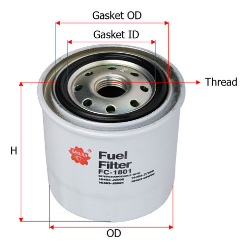 Filtro Gasoil Toyota Land Cruiser (_j8_) 3.4 D Diesel 1990 A 0