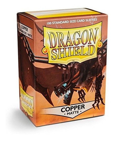 Dragon Shield Matte Copper 100 Mangas Protectoras De Cubiert 0