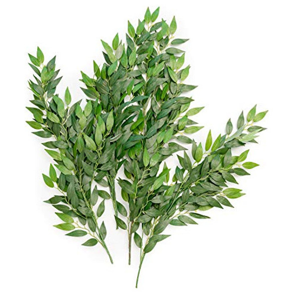 Tallo De Verdor Artificial Italiano Ruscus 27.55  De Alto, E 0