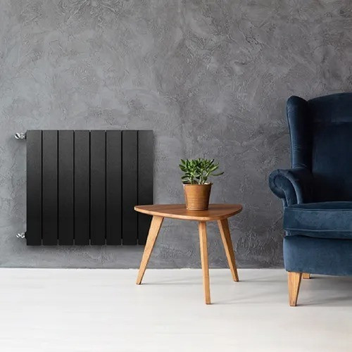 Radiador Broen 500 Negro 2 Elementos Peisa Calefacción 1