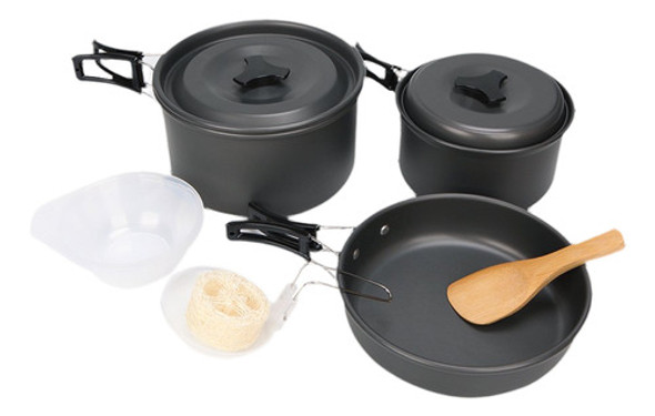 Yodo Anodizado De Aluminio De Camping Juego De Utensilios De 0 Yodo Anodizado De Aluminio De Camping Juego De Utensilios De 0