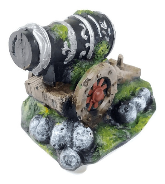 Enfeite Aquario Canhão 11,5 X9 X10 1