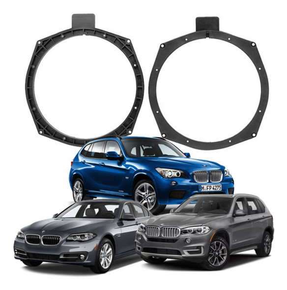 Par De Aros Adaptadores Parlantes Subwoofer 8 Pulgadas Bmw 0