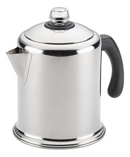 Farberware 47053 Percolador De Estufa De Acero Inoxidable, 1 0