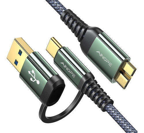 Cable Usb Micro B 3.0 1.5ft / 0.5m, Nylon Trenzado 0