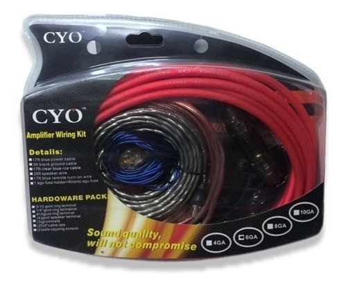 Kit Cable Potencia Auto Completo Porta Fusible Rca 1
