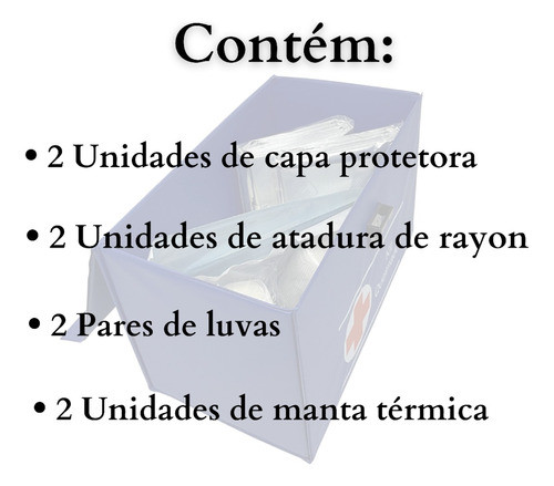 Kit Queimados Para Resgate Ambulância Emergências Aph 1