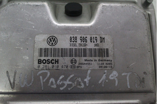 Centralita De Motor Volkswagen Passat 1,9td Cm-355 0