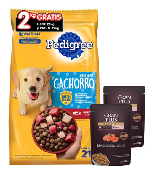 Racion Pedigree Cachorro 21 Kg + Regalo / Espacio Mascota 0