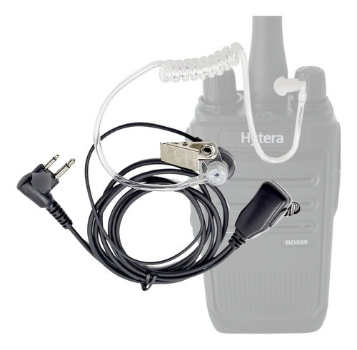 3 X Fone Silicone Transp Rádio Hytera Bd506 Alta Qualidade 1