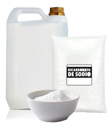 Combo Bicarbonato De Sodio 5 Kg + Vinagre Comensal De 5 L 0