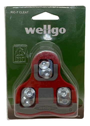 Taquinho P/ Pedal Wellgo Speed Tipo Look Rc-6/rc-7 Vermelho 0