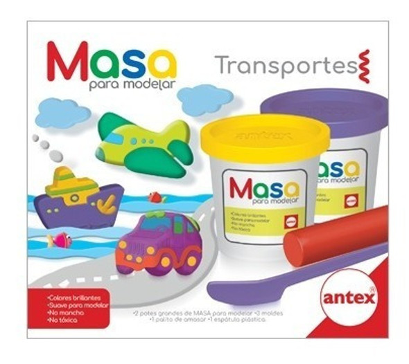 Masa Para Moldear Modelo Transportes De Antex 0