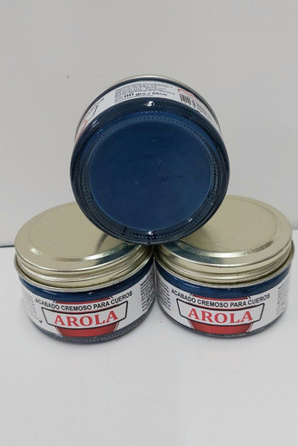 Crema Para Cuero Arola Pote 60 Cc Azul Francia 1