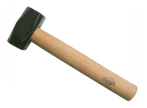 Maza De Albañil Minero De 1000 Grs Hierro Mango De Madera 0