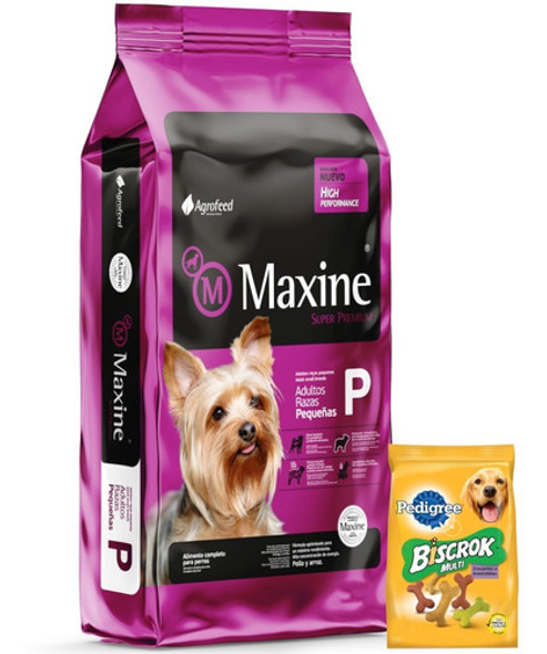 Comida Perro Raza Chica Maxine Adulto 7,5kg + Promo! 0