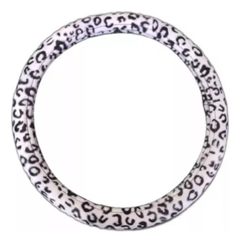 Cubre Volante Universal Animal Print Blanco Y Negro 38 Cm 0
