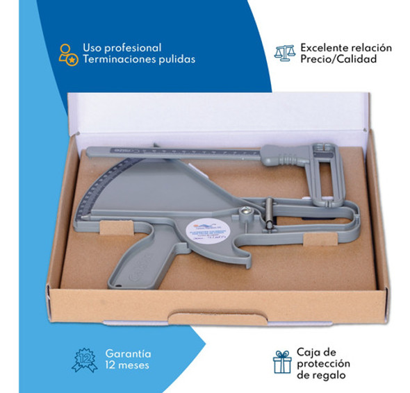 Plicómetro + Calibre Oseo, Isak Antropometria Medir Grasa 1