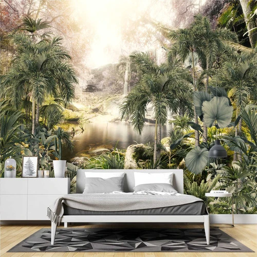 Papel De Parede Jardim Floresta Tropical 2,70x2,50m  G1134 0