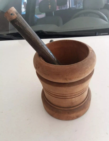 Mortero De Madera No 10 0 Mortero De Madera No 10 0
