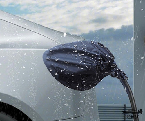 Cobertor Puerto De Carga Imantado Auto Eléctrico Uv Lluvia 1