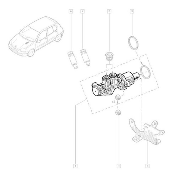 Bomba Freno Renault R19 R21 Clio Express Megane Envio Gratis 1 Bomba Freno Renault R19 R21 Clio Express Megane Envio Gratis 1