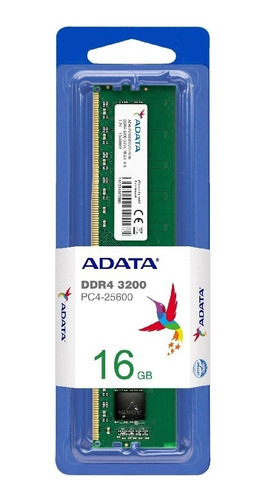Memoria Ram Ddr4 16gb 3200 Mhz Adata Dimm Cl22 Pc Backup 1