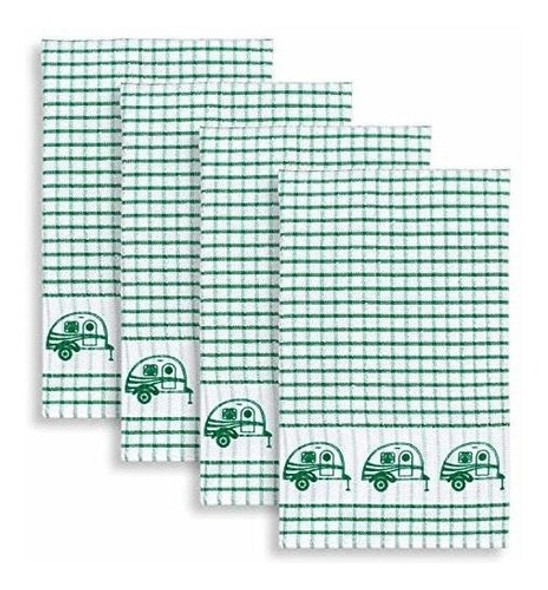 Cackleberry Home Retro Camper Paños De Cocina De Felpa De A 0