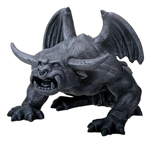 Ytc Bull Horned Gargoyle - Figura De Escultura De Estatua De 0