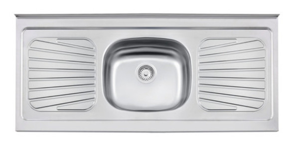 Mesada C/fregadero 120cm Tramontina Acero Inox Central | Ed 0 Mesada C/fregadero 120cm Tramontina Acero Inox Central | Ed 0