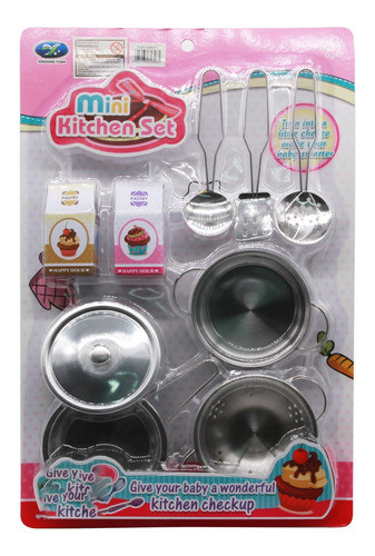 Set Cocina 9 Piezas Metal 0